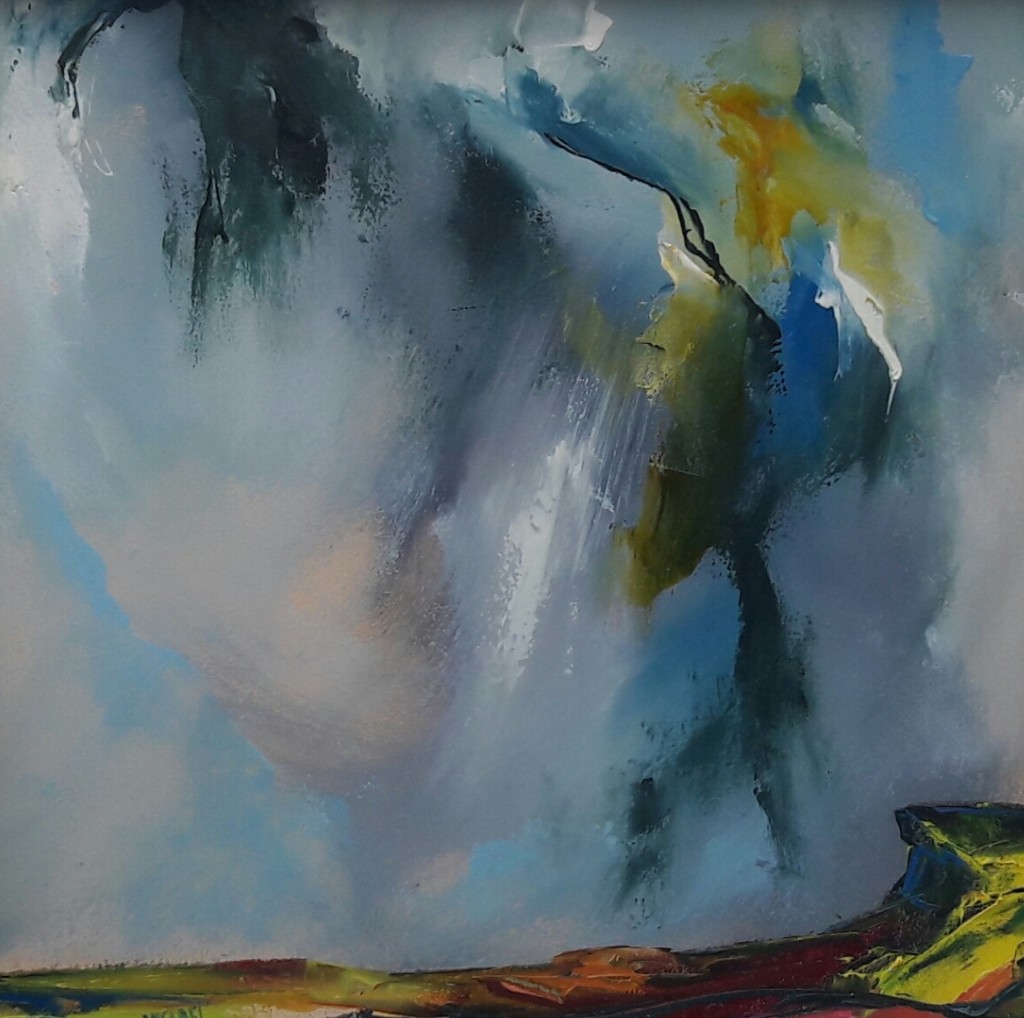Michael-Hemming-Stormy-Sky-Dorset-Scape-Artist